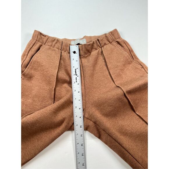 Everlane The Dream Pant Tailored Front Sewn Seam Pull On Elastic Tan Size XS EUC - Picture 7 of 9